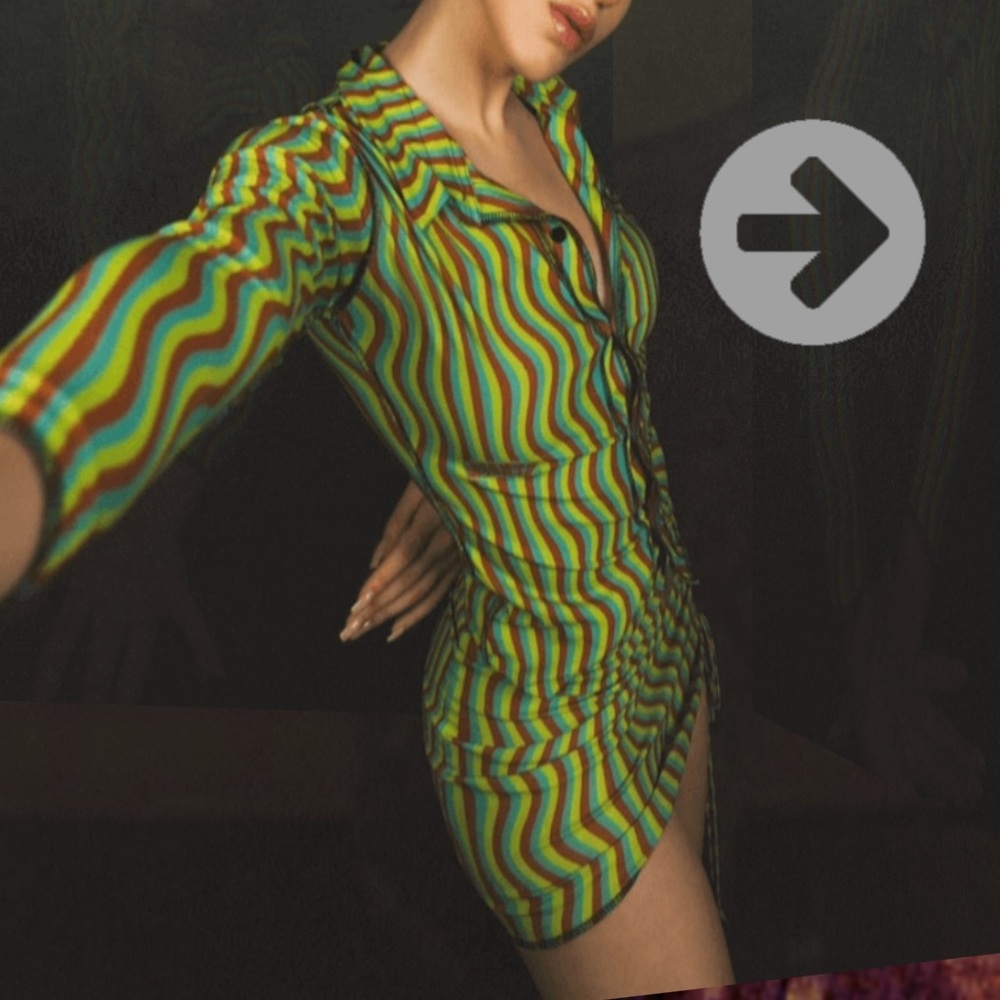 O-MIGHTY Squiggly shirt and skirt